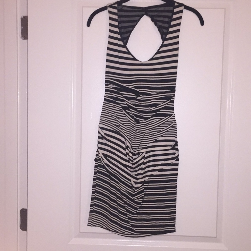 Nicole Miller rouched body con dress